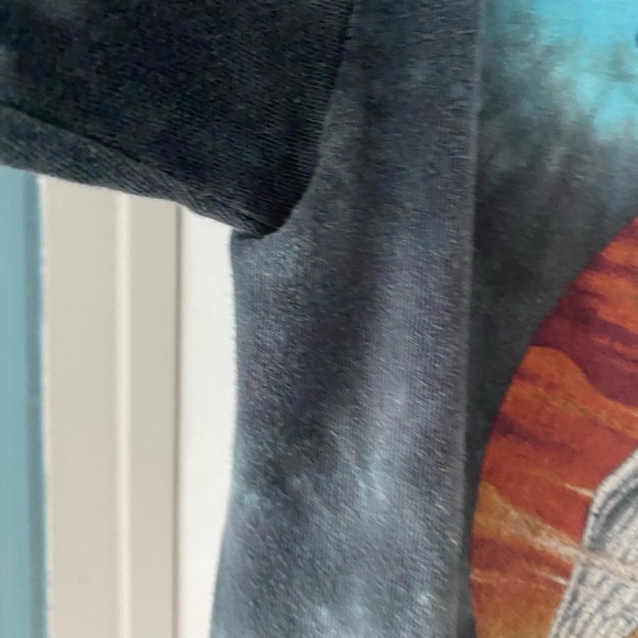 Led Zeppelin US 1975 Tour Size M Tied Dyed Long-sleeve TShirt - Picture 6 of 7